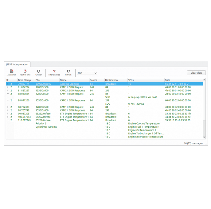 J1939 CAM11/CAM21�T�[�o�[/�N���C�A���g�I�v�V����